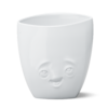 Vase visage ravi large nouveau Tassen porcelaine blanche