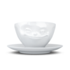 tasse à café visage malin avec anse porcelaine tassen