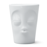 Mug bisou TASSEN avec anse visage baiser yeux fermé