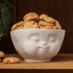 Bol 500 ml glouton Tassen vaisselle visage avec cookies