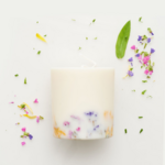 Bougie parfumée rose wild flowers munio candela fait main