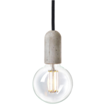 NUD collection ampoule straight filament cage LED douille beton