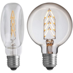 Flat exit ampoule plat NUD collection filament LED