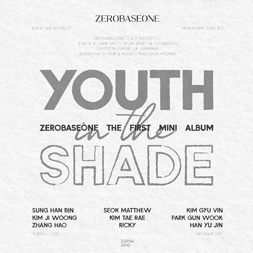 ZEROBASEONE (ZB1) - Youth In The Shade (Digipack ver.)