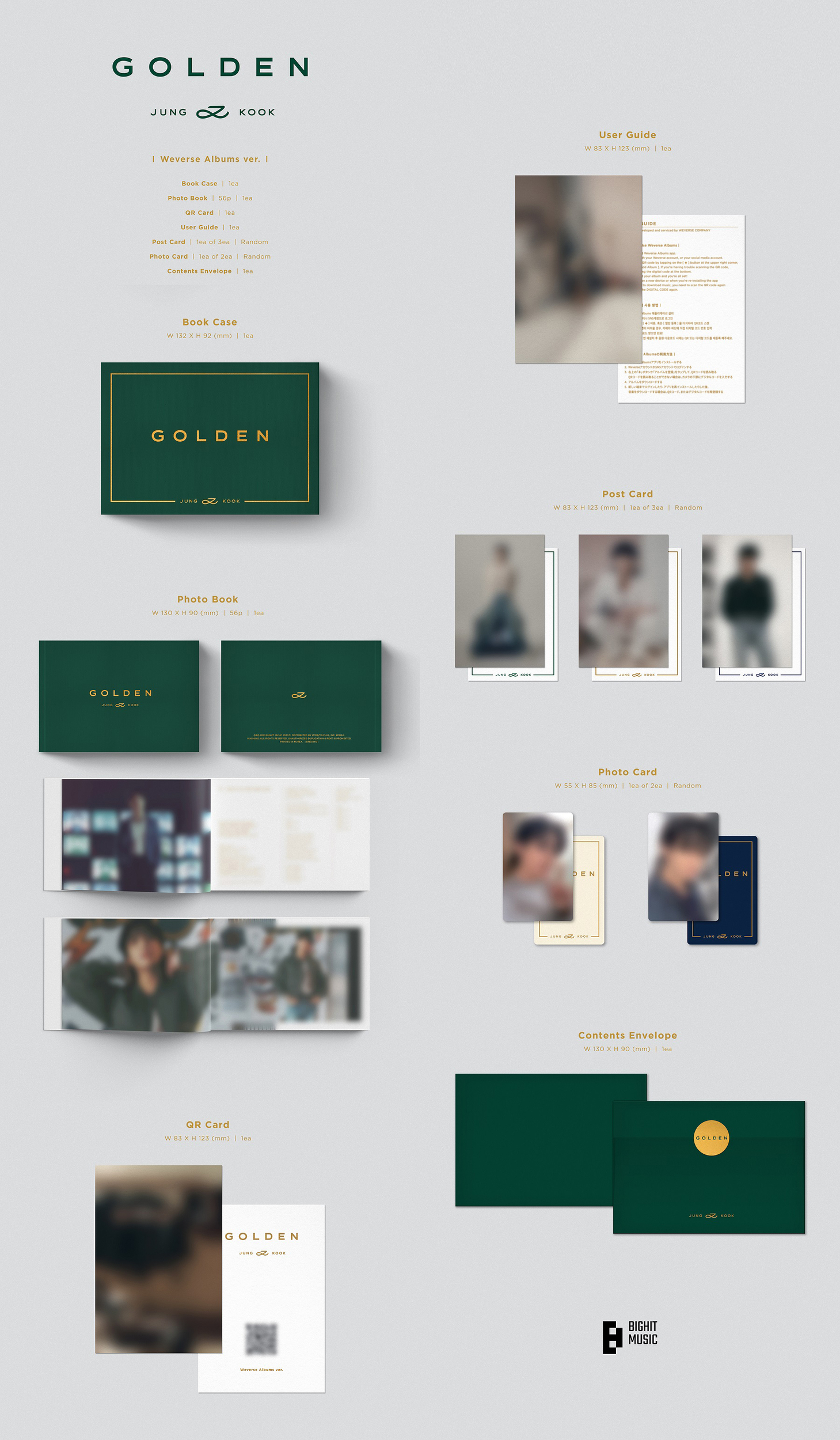 Jungkook [bts] Golden Weverse Albums Ver