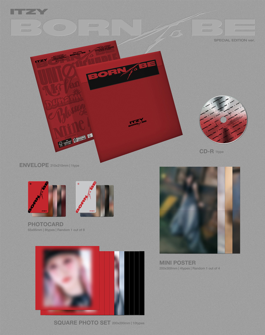 ITZY Born To Be UNTOUCHABLE Concept Photocards Yeji Ryujin