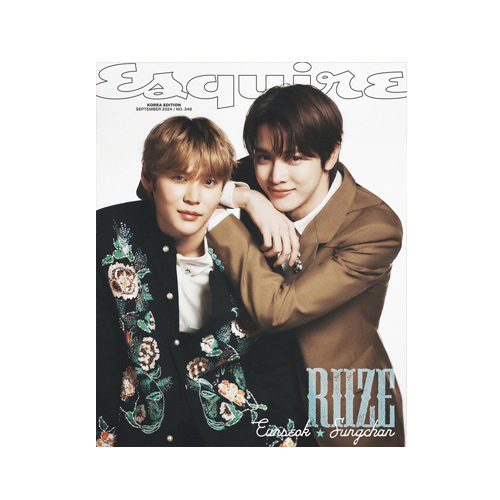 RIIZE-Esquire-Korean-Magazine-Septembre-2024-sungchan-eunseok-cover