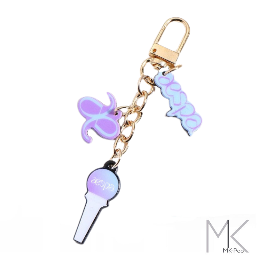 Porte-clés Lightstick Mini Stray Kids Officiel - Cadeau Fan STAY, Lumière Réglable, Portable