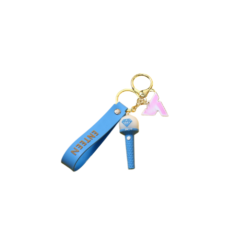 SEVENTEEN-Mini-Porte-Clé-Lightstick-Logo-cover-mkpop (2)
