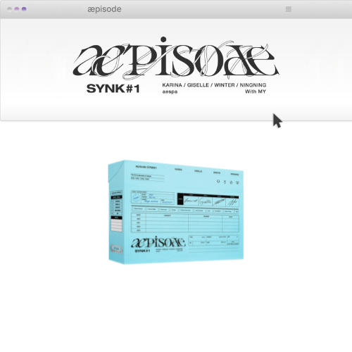 aespa aepisode SYNK #1 Blu-ray アルバム aespa : episode SYNK#1 Blu