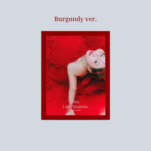 NAYEON-TWICE-Yes-I-m-Nayeon-1-st-Photobook-cover-version-BURGUNDY-mkpop
