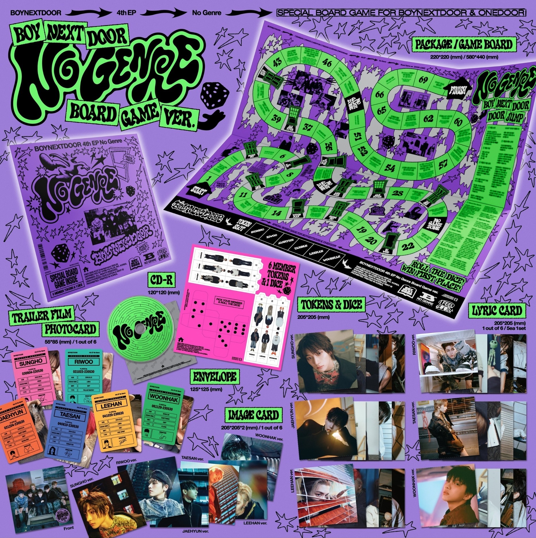 BOYNEXTDOOR - No Genre (Board Game Ver.) - Mkpop