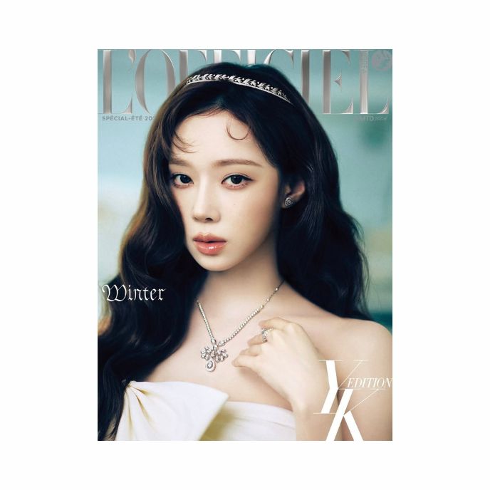 AESPA-L’Officiel-Korean-Magazine-Summer-2025S-pecial-Issue-winter-cover-mkpop