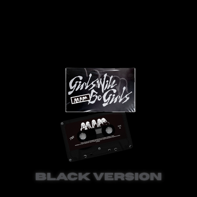 ITZY-Girls-Will-Be-Girls-cover-Cassette-Tape-cover-Black-version-mkpop