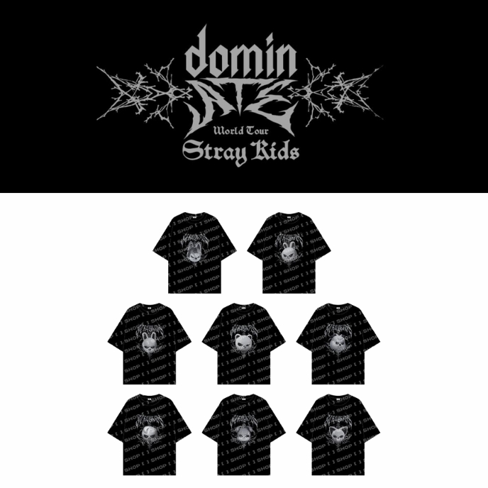 STRAY KIDS – T-Shirt Officiel World Tour 'dominATE' Evil