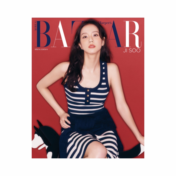 JISOO-BLACKPINK-Harper-s-Bazaar-Korean-Magazine-Mars-2025-COVER-A-MKPOP