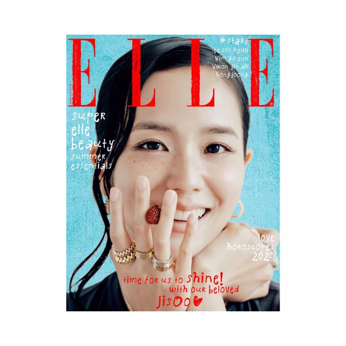 JISOO-BLACKPINK-ELLE-Korean-Magazine-Juillet-2025-cover-A-mkpop