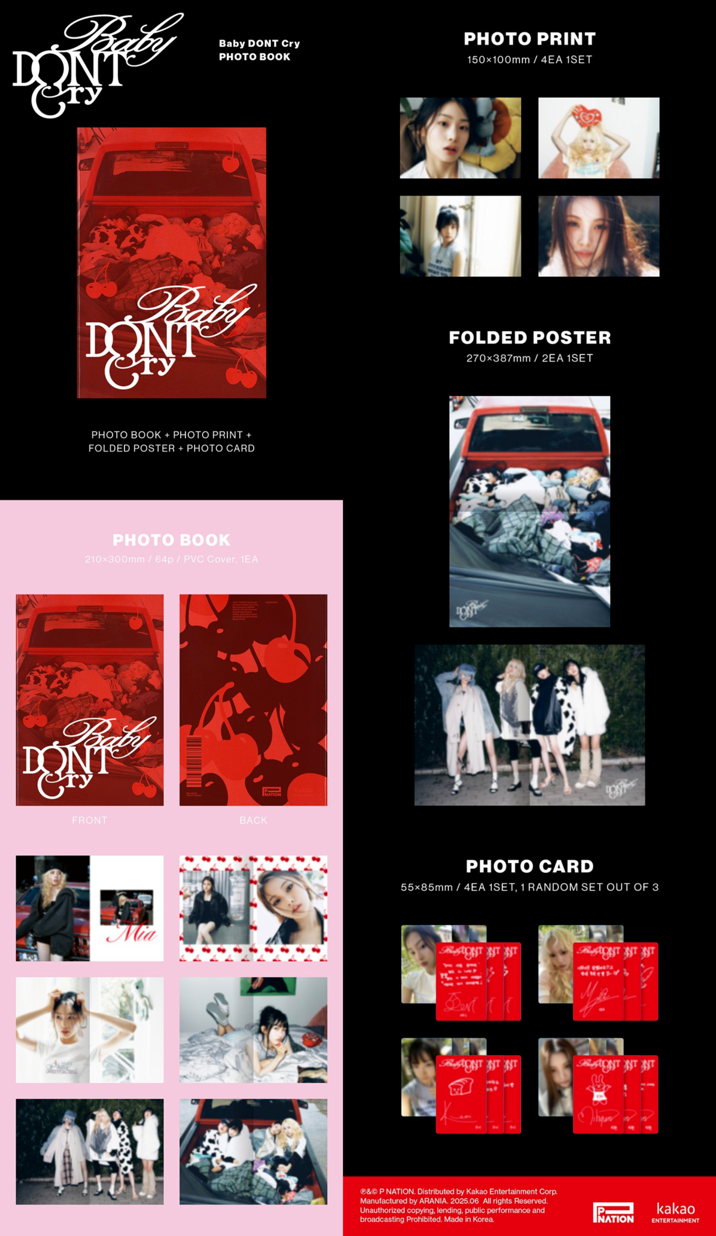 BABY DONT CRY - F Girl (Photobook Ver.) - Mkpop