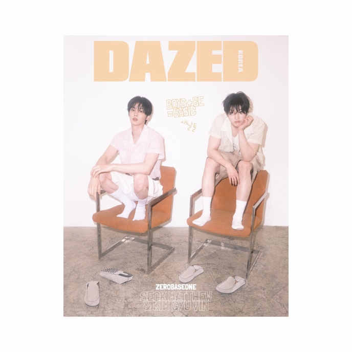 SEOK-MATTHEW-KIM-GYU-VIN-ZEROBASEONE–Dazed-Korea-Magazine-Juillet-2025-cover-B-mkpop
