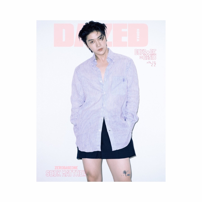 SEOK-MATTHEW-KIM-GYU-VIN-ZEROBASEONE–Dazed-Korea-Magazine-Juillet-2025-cover-B-SEOK-MATTHEW-mkpop