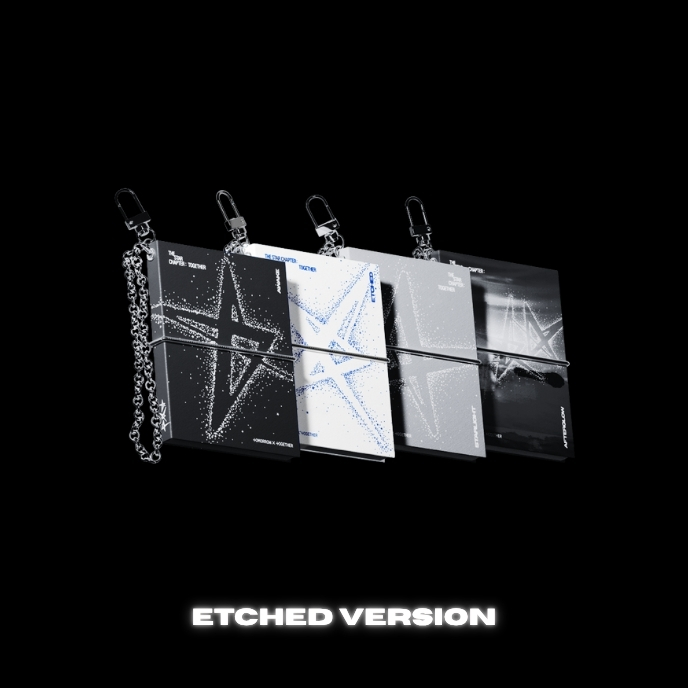TOMORROW-X-TOGETHER-TXT-The-Star-Chapter-TOGETHER-Mini-Book-Keyring-cover-etched-version