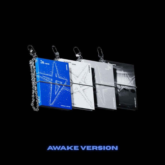 TOMORROW-X-TOGETHER-TXT-The-Star-Chapter-TOGETHER-Mini-Book-Keyring-cover-awake-version