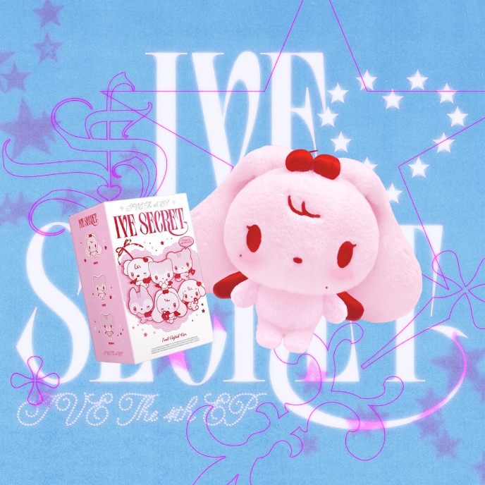 IVE SECRET EVIL CUPID イソver トレカ付き ぬいぐるみ IVE アイヴ