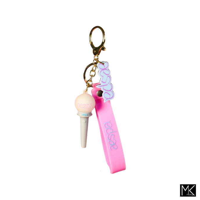 AESPA-Porte-Clé-Silicone-Lightstick-mkpop