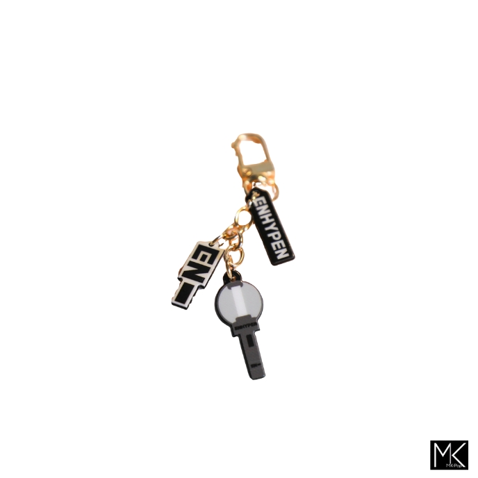 ENHYPEN-Mini-Porte-Clé-Lightstick-Logo-mkpop