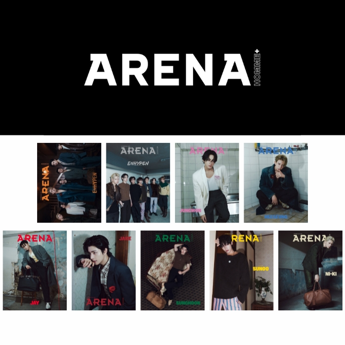 ENHYPEN-Arena-Homme-Korean-Magazine-Octobre-2025-cover-mkpop
