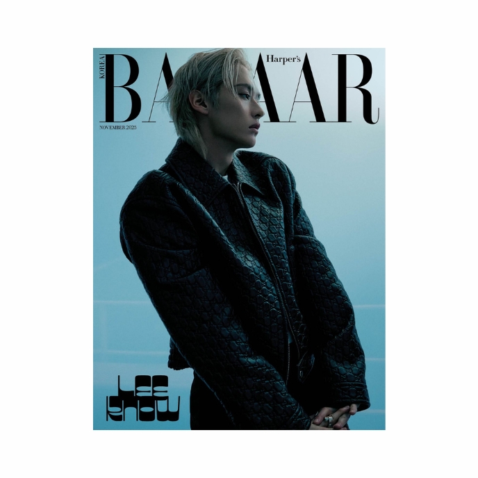 LEE-KNOW-STRAY-KIDS-Harper-s-Bazaar-Korea-Magazine-NOVEMBRE-2025-cover-A-mkpop