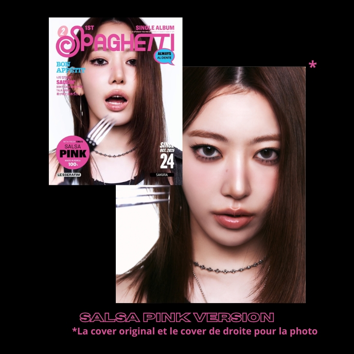 Le-SSerafim-SPAGHETTI-cover-Compact-Salsa-Pink-Version-mkpop