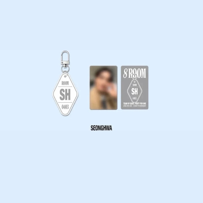 ATEEZ-8ROOM-7th-Anniversary-Pop-Up-8ROOM-Keyring-cover-Seonghwa-version-mkpop