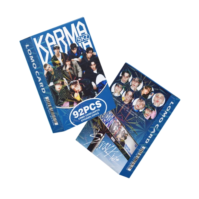 STRAY-KID-Set-Lomo-Carte-Stickers-KARMA-Ceremony-mkpop