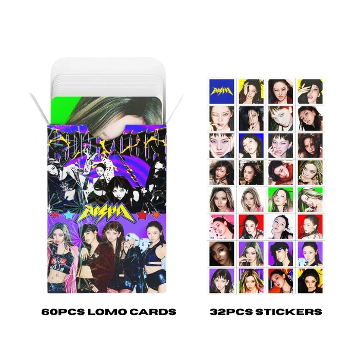 AESPA-Set-Lomo-Carte-Stickers-Rich-Man-version-1-mkpop