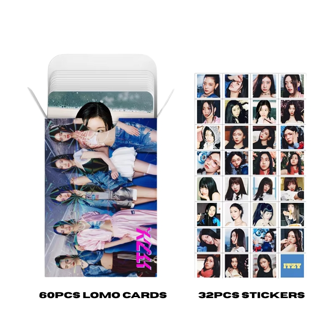 ITZY-Set-Lomo-Carte-Carte-Stickers-GOLD-version-1-mkpop