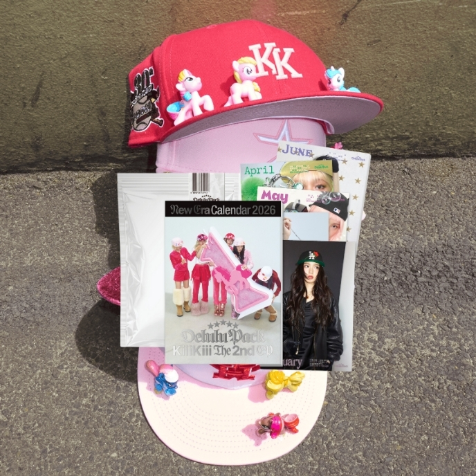 KiiiKiii-2nd-EP-Delulu-Pack-Bubble-Calendar-mkpop
