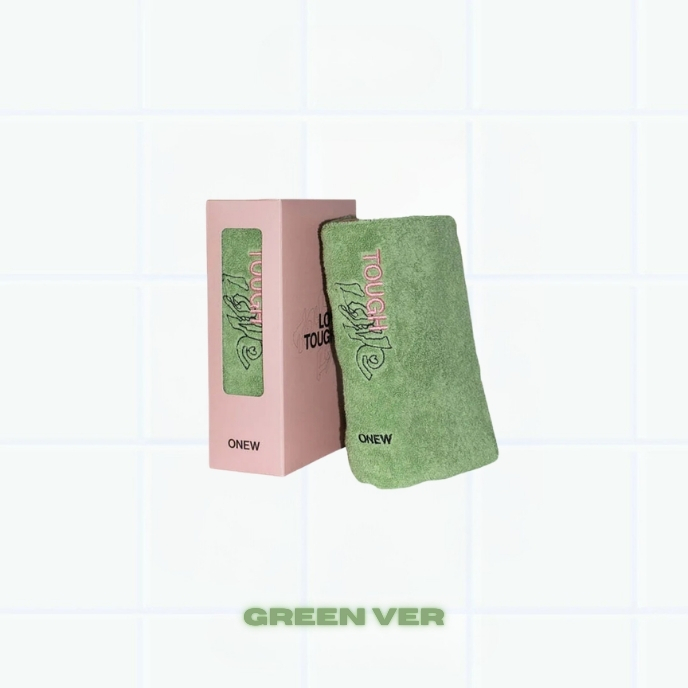 ONEW-SHINEE-5th-Mini-Album-TOUGH-LOVE-TOWEL-BOOK-green-ver-mkpop