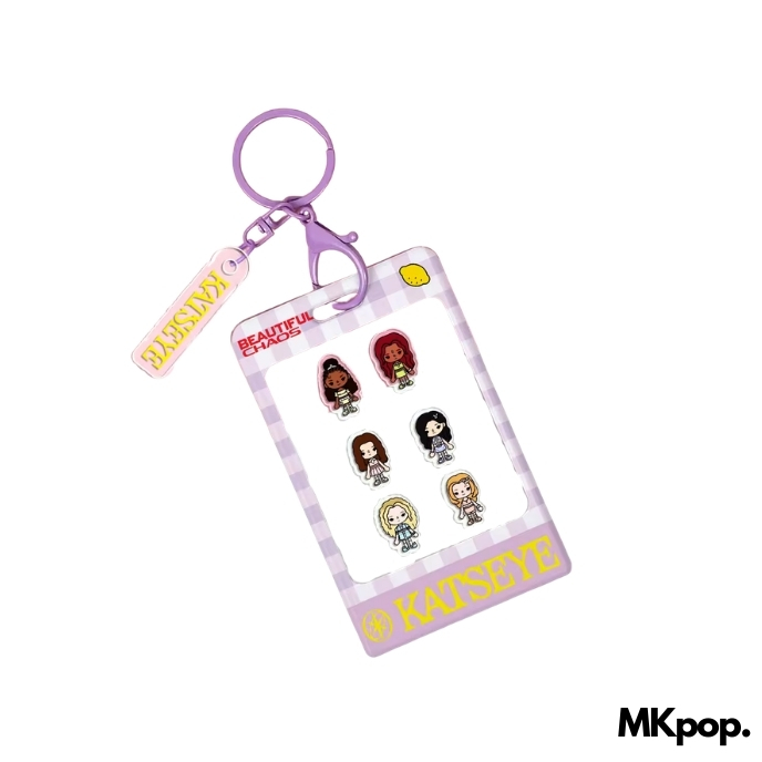 KATSEYE-Porte-Cartes-Photocard-Holder-BEAUTIFUL-CHAOS-mkpop