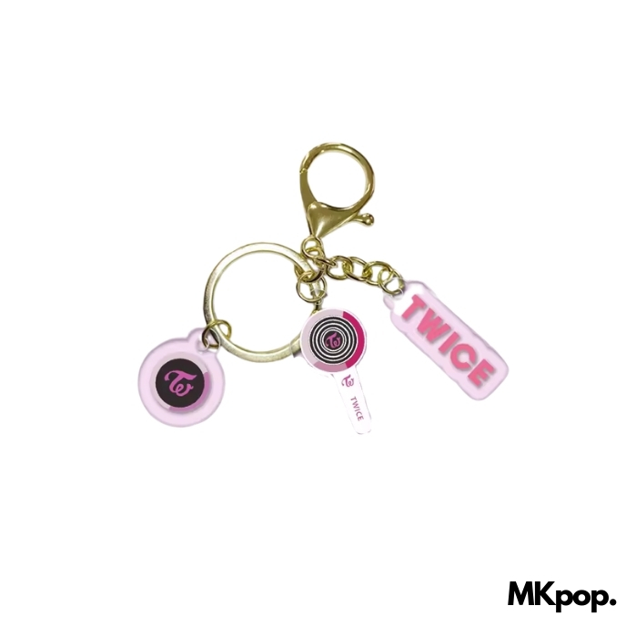 TWICE-Porte-Clé-Lightstick-Logo-mkpop