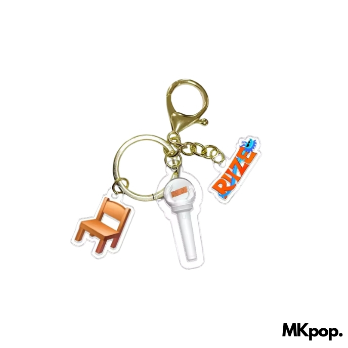 RIIZE-Porte-Clé-Lightstick-Logo-mkpop