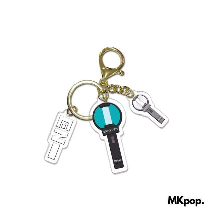 ENHYPEN-Mini-Porte-Clé-Lightstick-Logo-mkpop