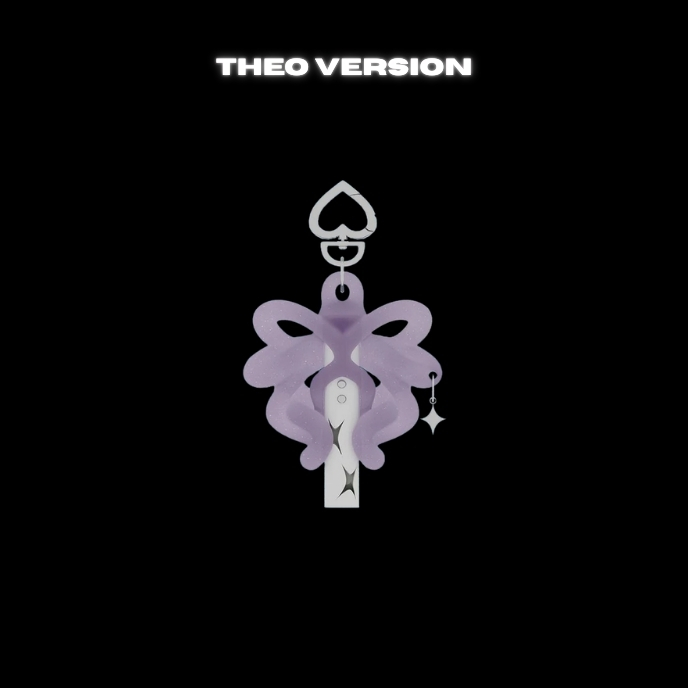 p1harmony-9th-mini-album-unique-light-Keyring-theo-version-mkpop