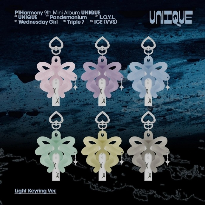 p1harmony-9th-mini-album-unique-light-Keyring-mkpop