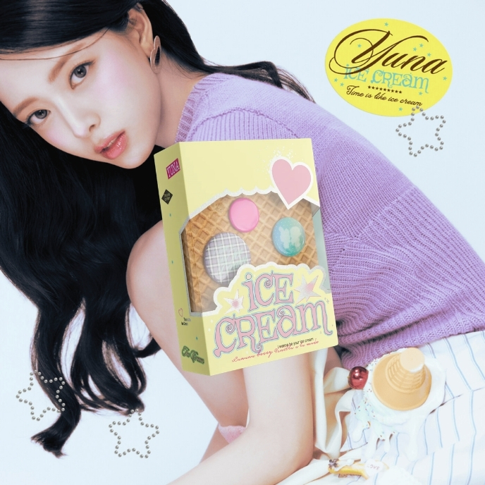 YUNA-ITZY-1-Mini-Album-Ice-Cream-Mini-bag-cover-mkpop
