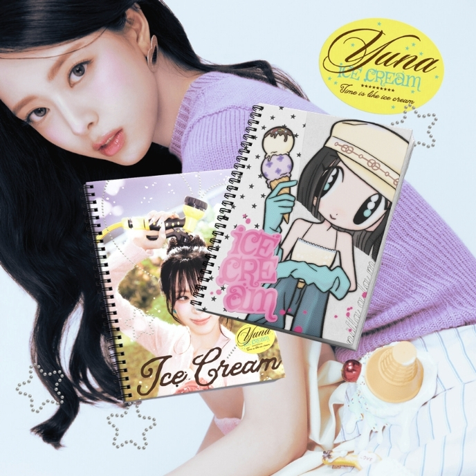 YUNA-ITZY-1-Mini-Album-Ice-Cream-Photobook-Ver-mkpop