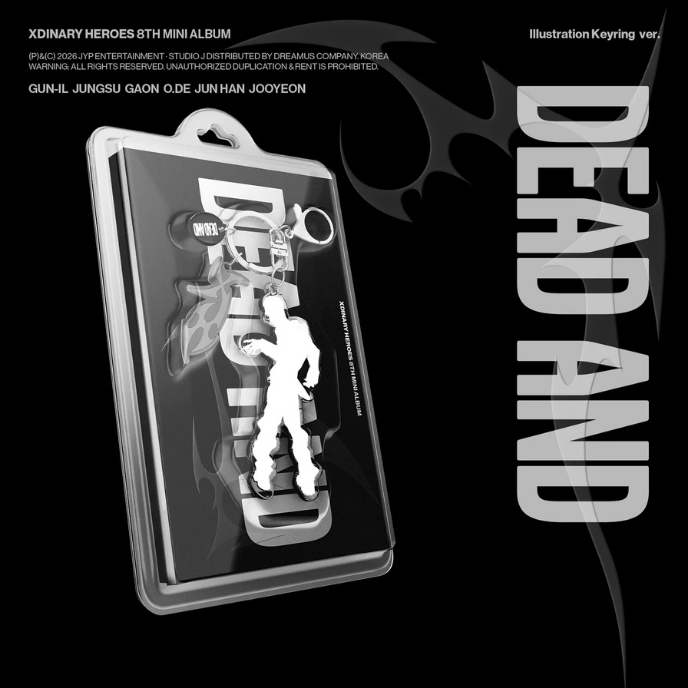 Xdinary-Heroes-8th-Mini-Album-DEAD-AND-Illustration-keyring-mkpop