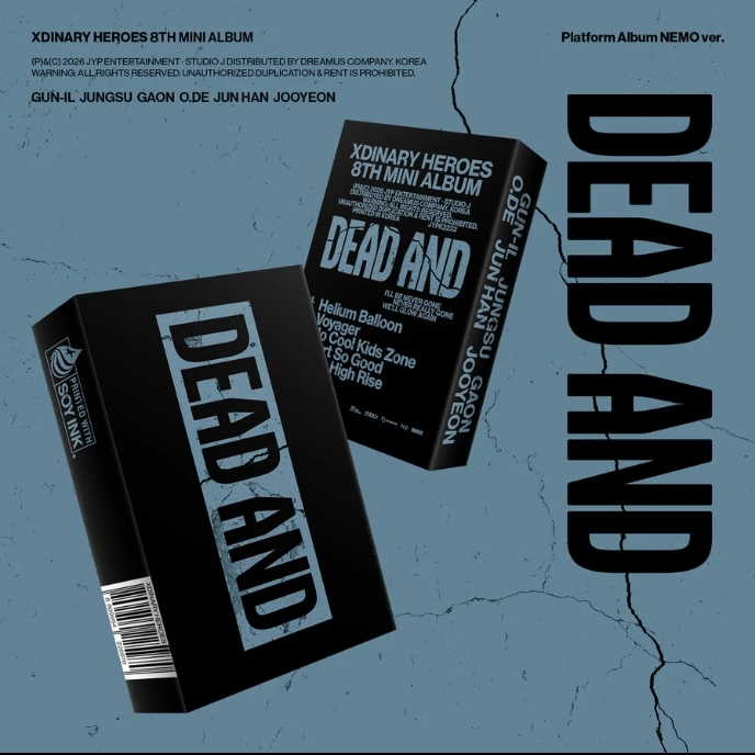 Xdinary-Heroes-8th-Mini-Album-DEAD-AND-Platforl-album-nemo-mkpop