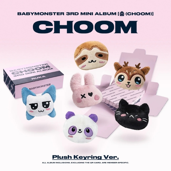 BABYMONSTER-Chroom-3th-Mini-Album-Plush-Keyring-cover-mkpop