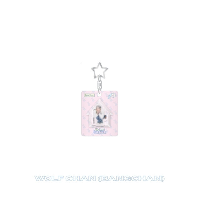 STRAY-KIDS-STAY-in-Our-Little-House-House-MD-MINI-BLOCK-KEYRING-WOLF-CHAN-BangChan-mkpop
